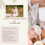 Sonntagsauszeit am 12.10.25 (ausgebucht)